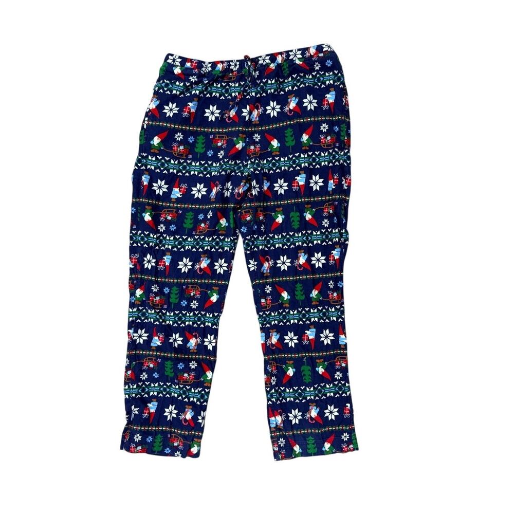 Hanna Andersson Size L Fair Isle Snowflake Pattern Knit Leggings